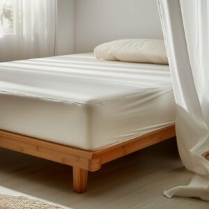 Organic Cotton Waterproof Mattress Protector by Sleep & Beyond