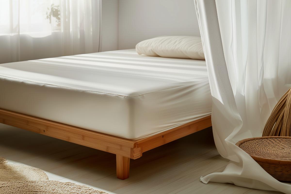 Organic Cotton Waterproof Mattress Protector by Sleep & Beyond
